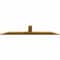 Ekena Millwork Portland Rough Sawn Timber Gable Bracket, Western Red Cedar, 96"W x 20"H x 2"D x 6"F, 5/12 Pitch GBW096X20X0206POR00RWR - alternate 4